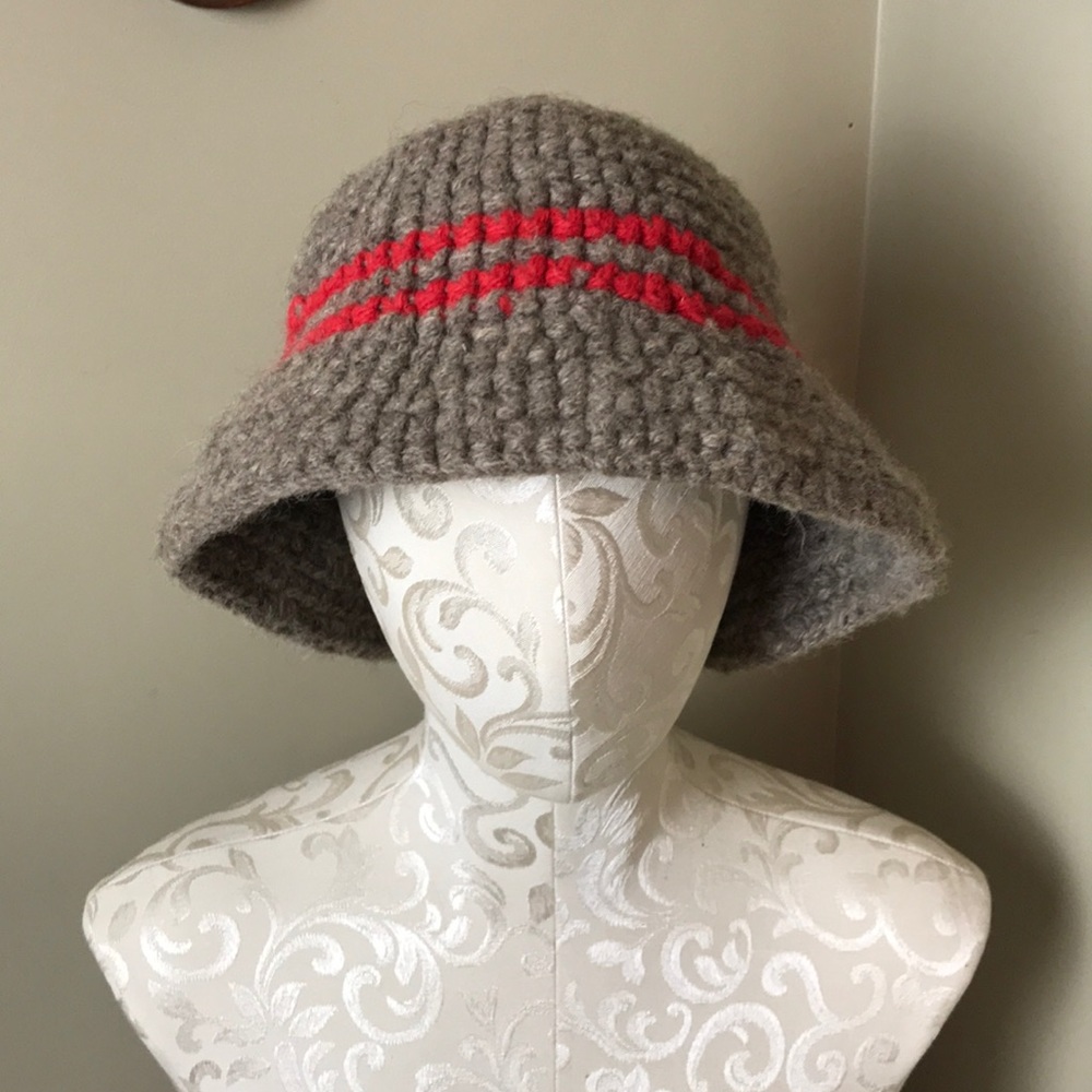 Vtg Helen Damon for Collab Wool Bucket Hat Rare!
